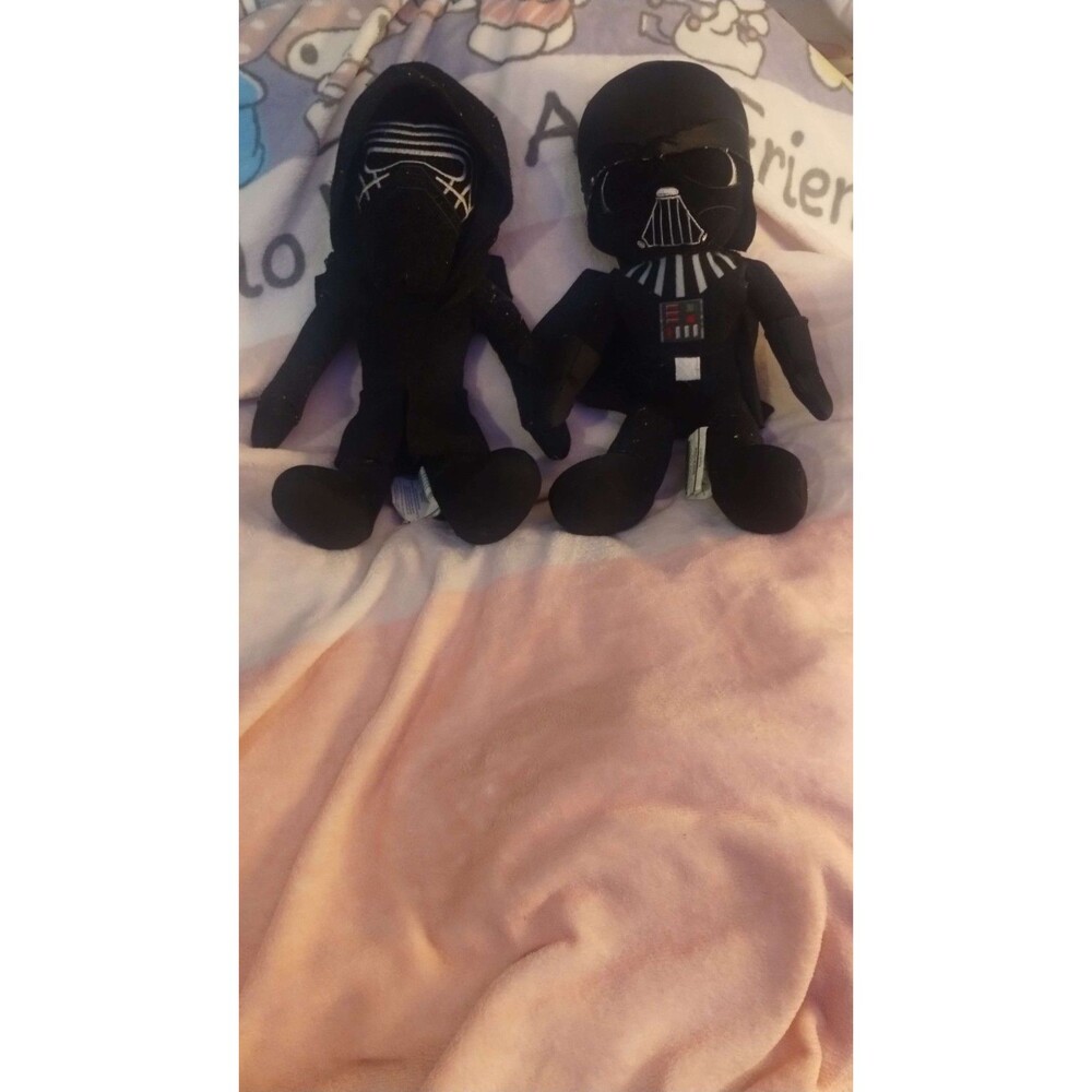 Hallmark Star Wars Plush Lot Kylo Ren & Darth Vader Character Stuffed Toys 2015